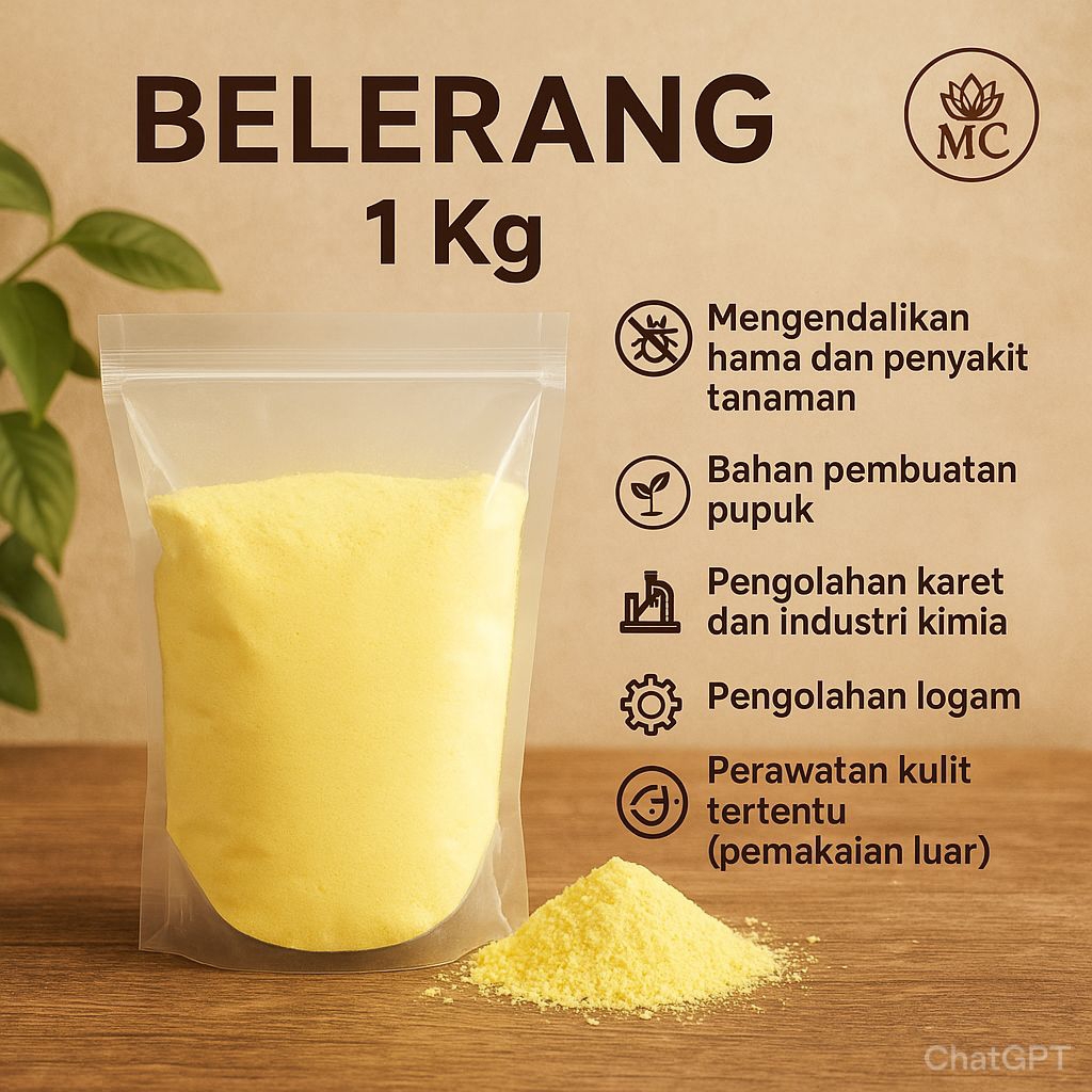 Belerang / Belerang Bubuk / Sulfur Powder 1 Kg