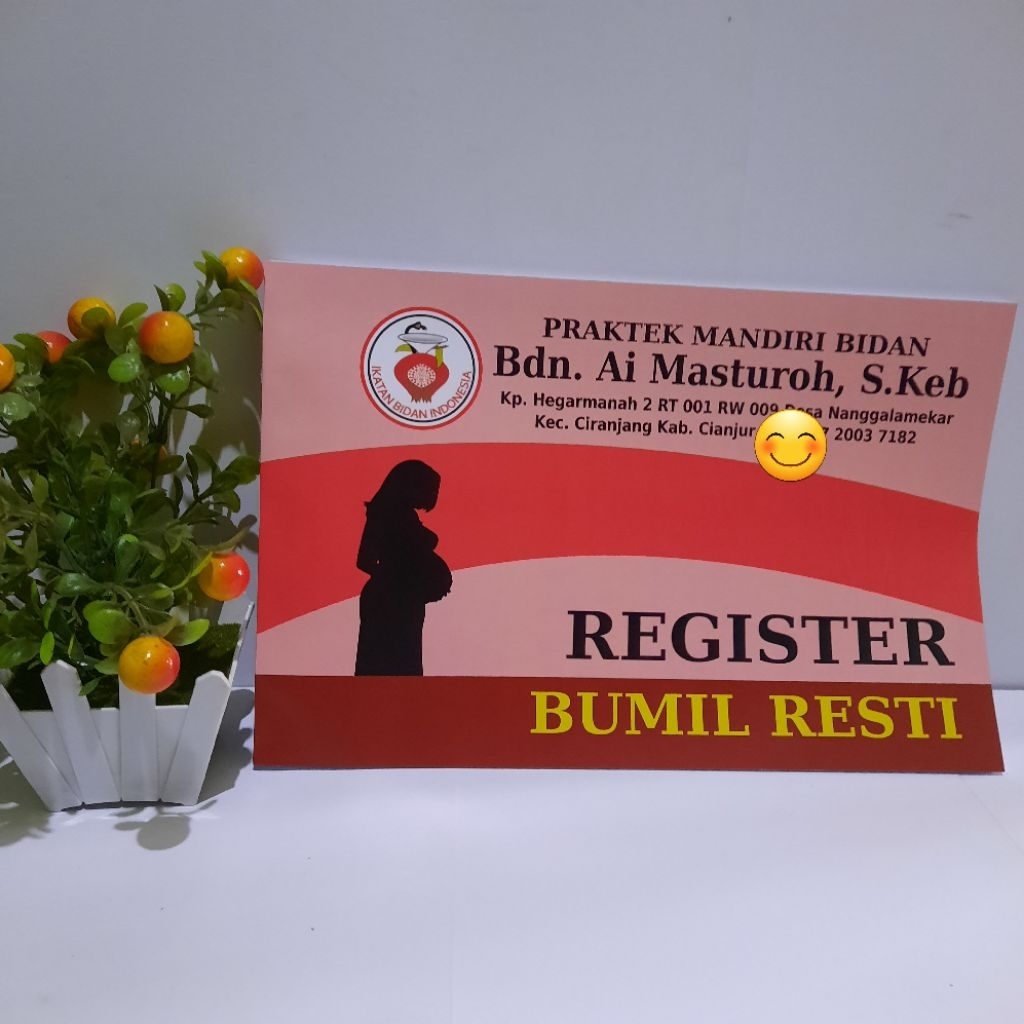 

Register Bumil Resti Isi 50 Lembar (100 Halaman)