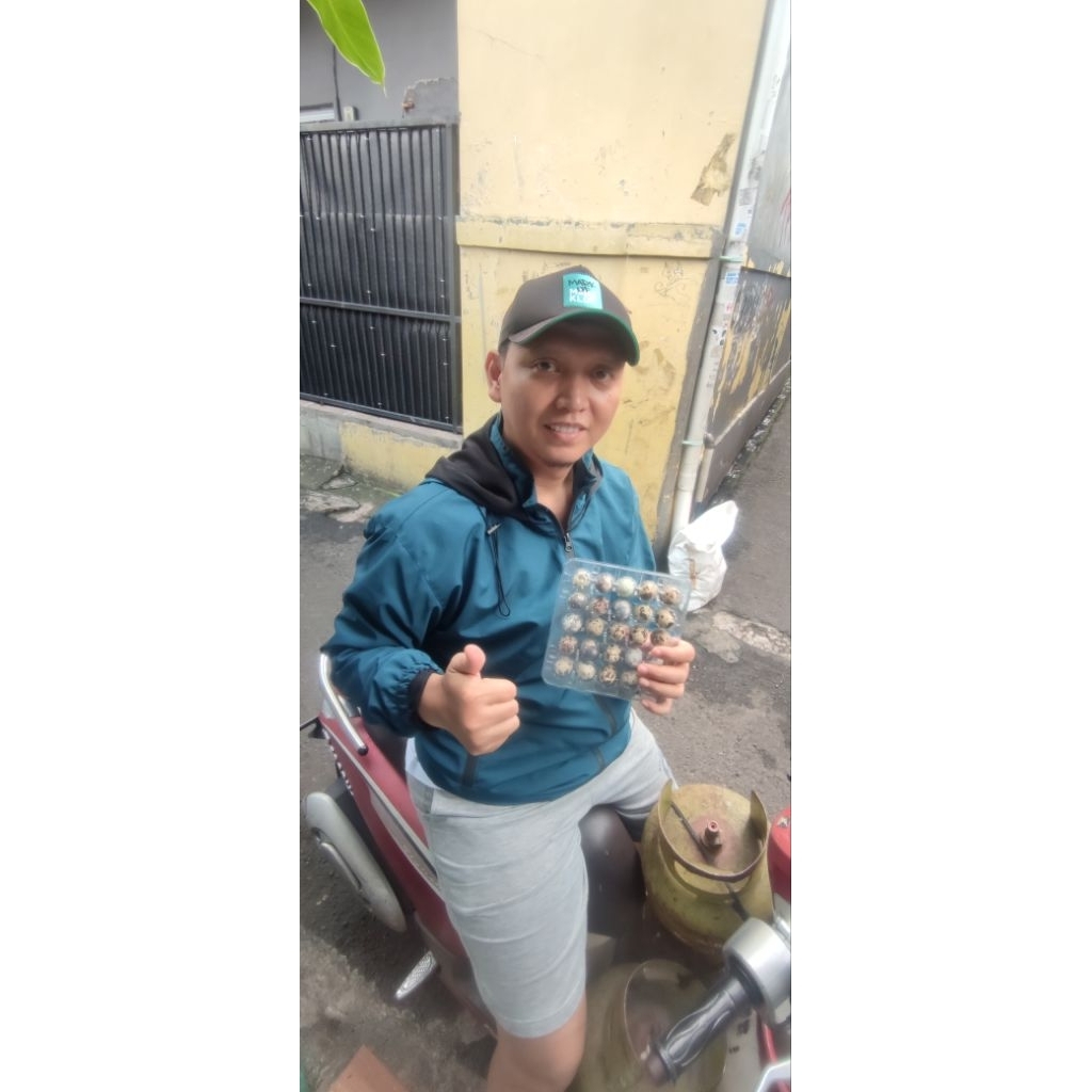 

Telur puyuh fresh isi 25 butir + mika