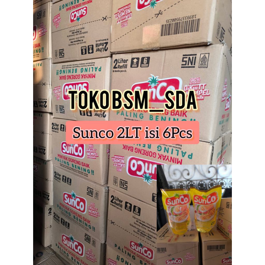 

LANGSUNG KIRIM MINYAK SUNCO 2LT 1 DUS isi 6pcs