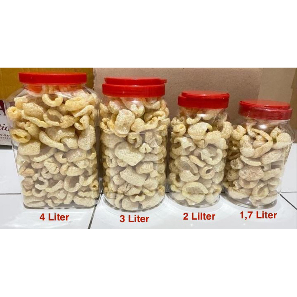 

Kerupuk Babi / Rambak / kerupuk kulit babi 3 Liter