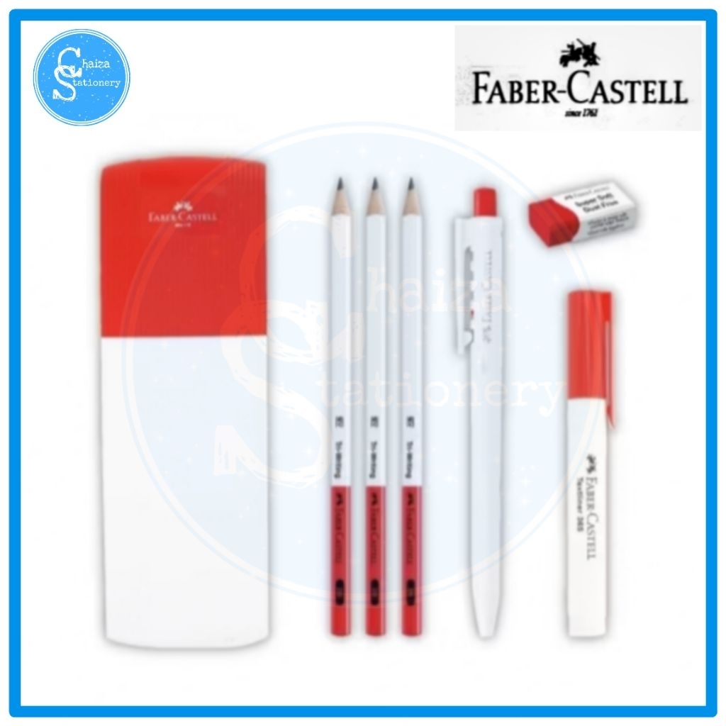 

FABER-CASTELL PAKET ALAT TULIS MERAH PUTIH | PAKET UJIAN MERAH PUTIH LIMITED EDITION