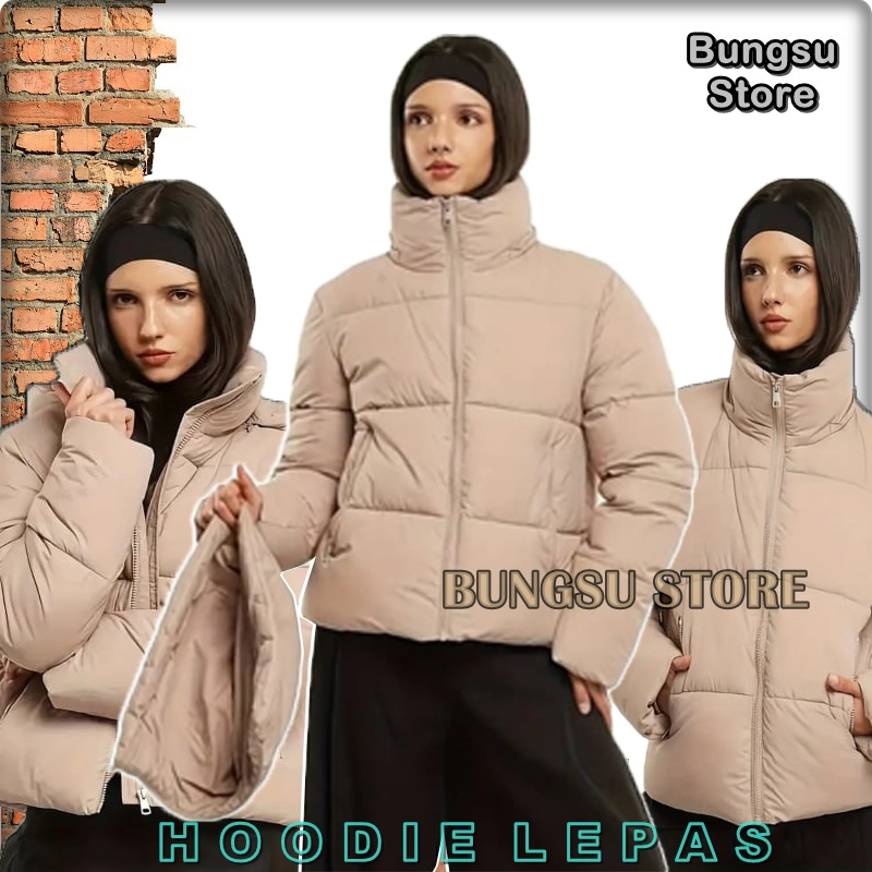 BUNGSU STORE | JAKET JACKET JEKET PUFFER WINTER MUSIM DINGIN TEBAL GUNUNG OUTDOOR PRIA WANITA UNISEX