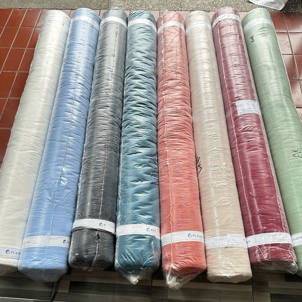 1 Rol Kain Linen Cringkle 50 yard Kahatex
