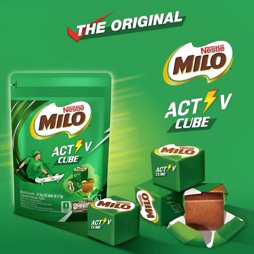 

Milo Active Cube isi 25 pcs x 2,7 gram