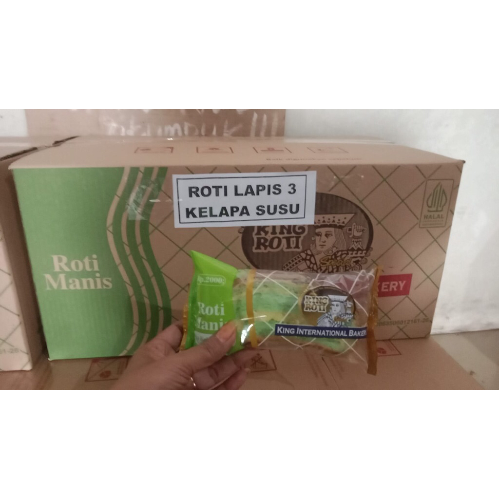 

ROTI KELAPA SUSU 3 LAPIS GRATIS ONGKIR (COD) 1pcs 2000