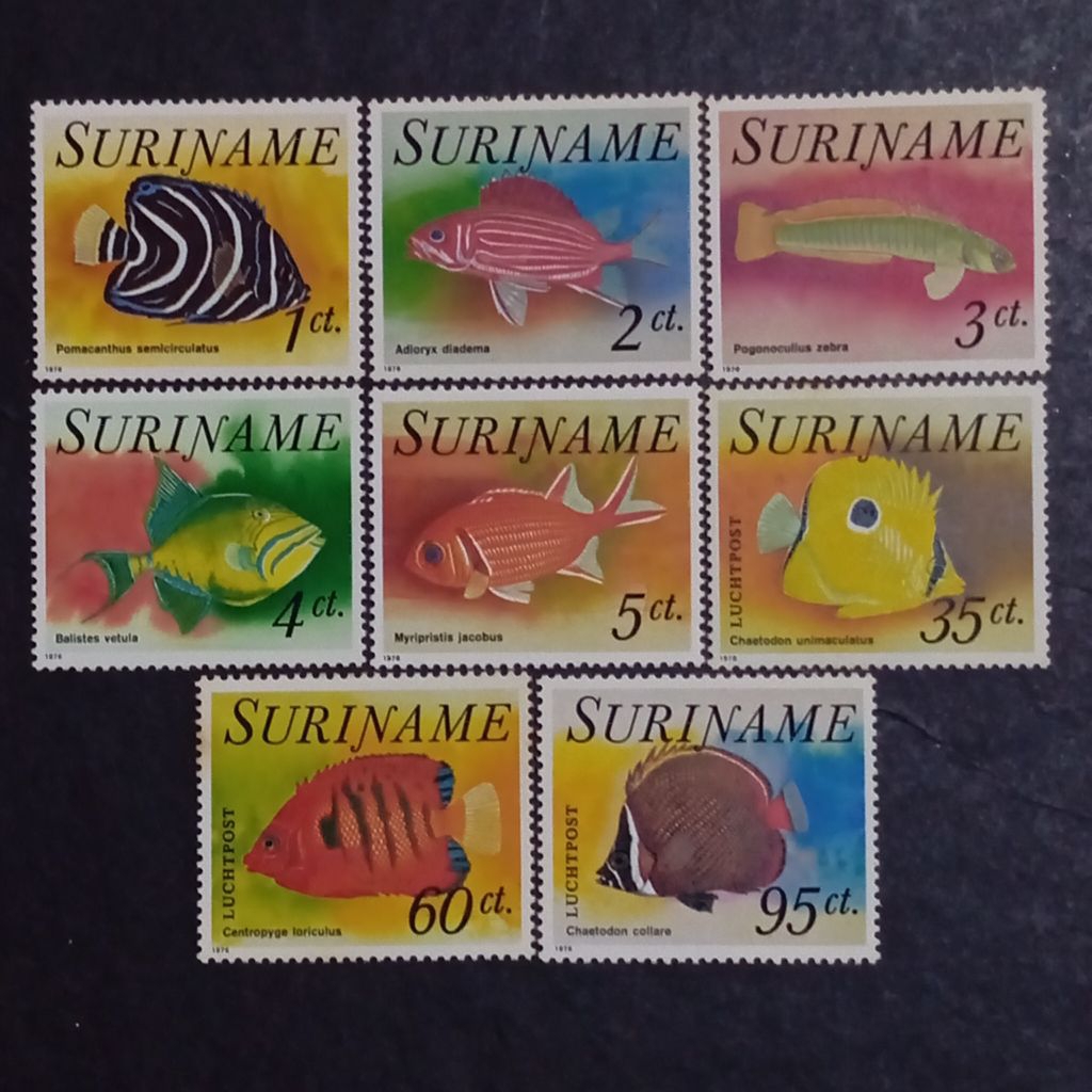 

Prangko Suriname 1976 Fish (complete set)