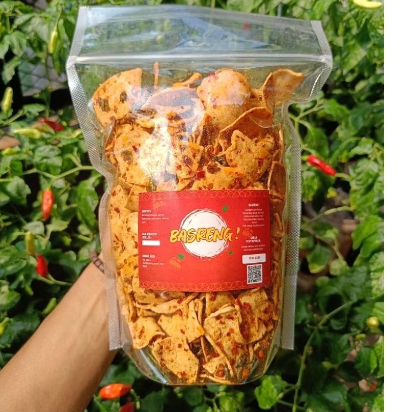 

Basreng Pipih Premium Pedas Daun Jeruk 1kg Food Snacks Goreng Cemilan