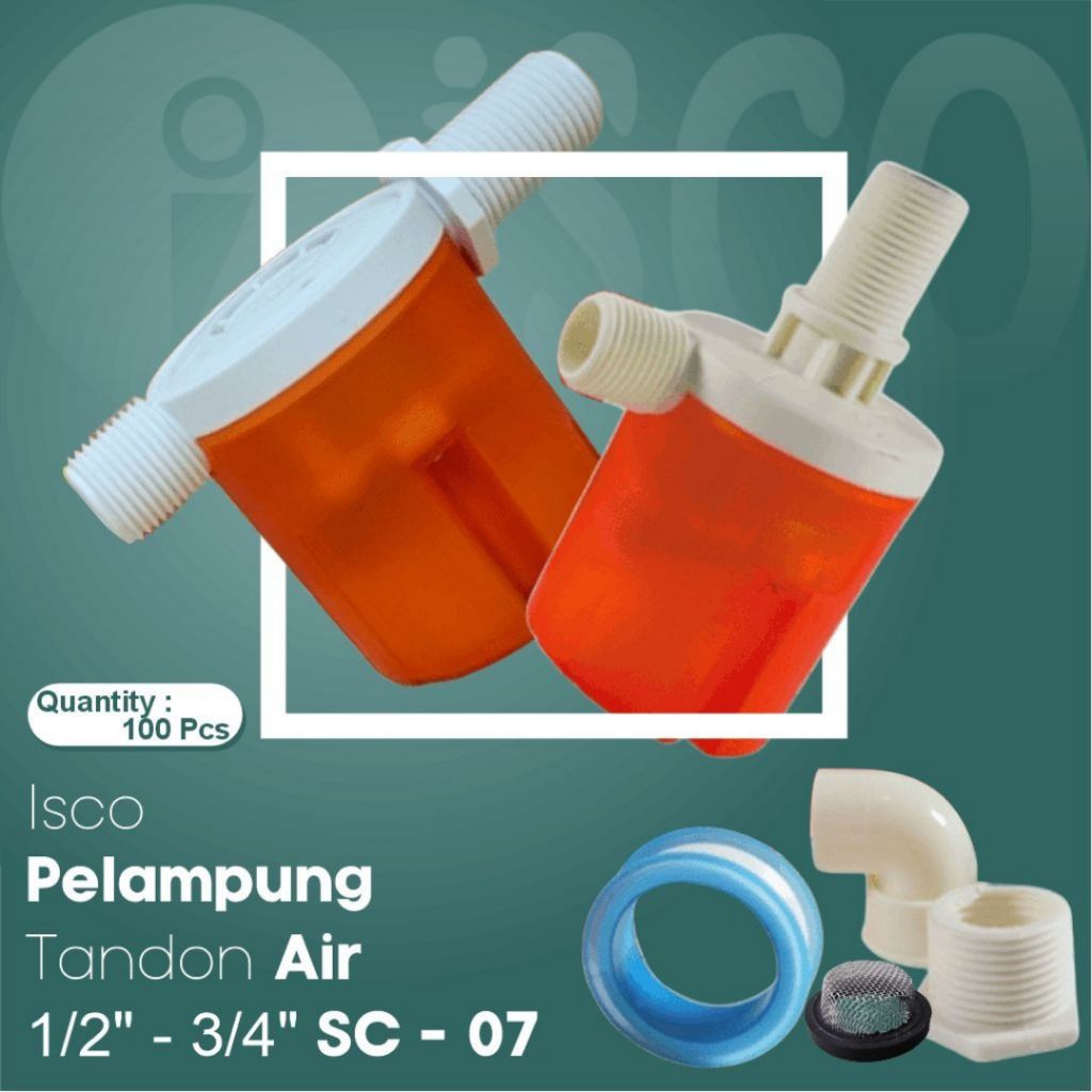 Pelampung Tandon Toren Air / Radar Otomatis Isco SC-07 ST-70AB Model T / L / Vertikal