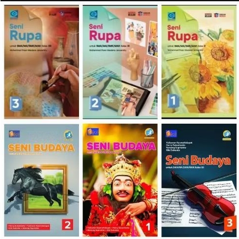 Buku Pelajaran Seni Budaya Seni Rupa  SMA/MA/SMK/MAK  Kelas 1 2 3 10 11 12 Facil Grafindo Kurikulum 