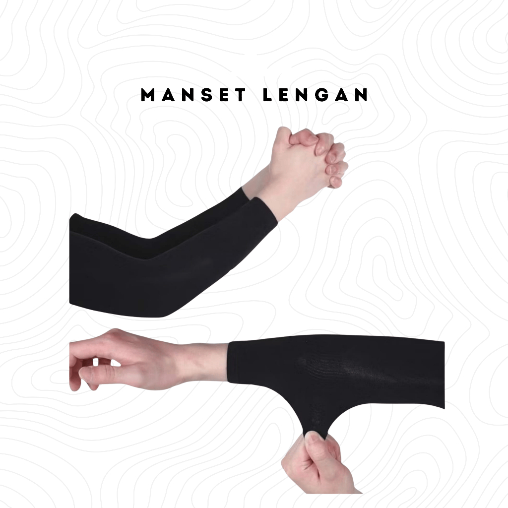 Manset Lengan panjang Deker pria wanita Handsock Manset Hiking Mancing