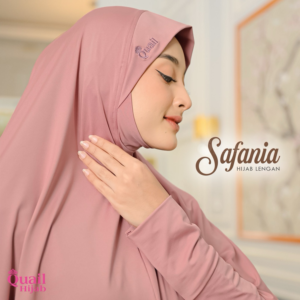 Quail Hijab - SAFANIA HIJAB LENGAN JUMBO ORI QUAIL JERSEY PREMIUM