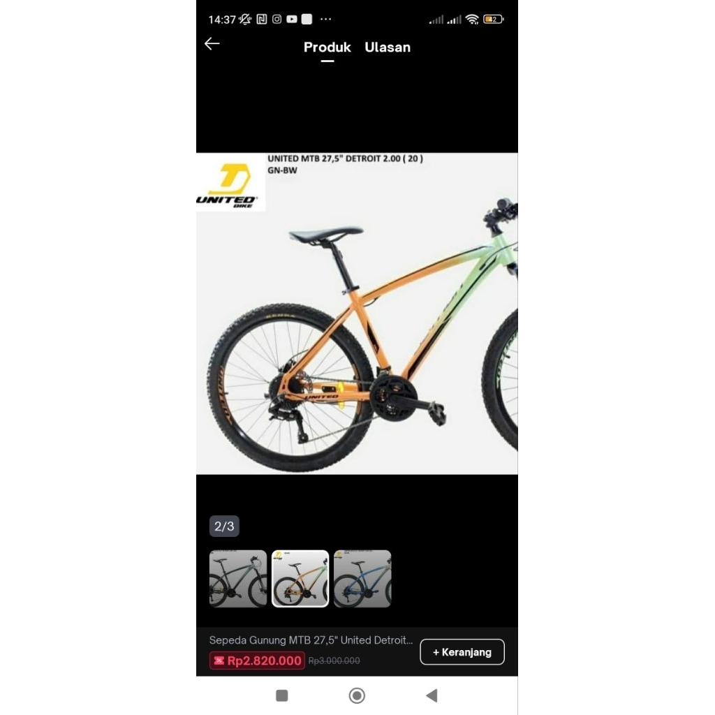 united bike Detroit 2.0