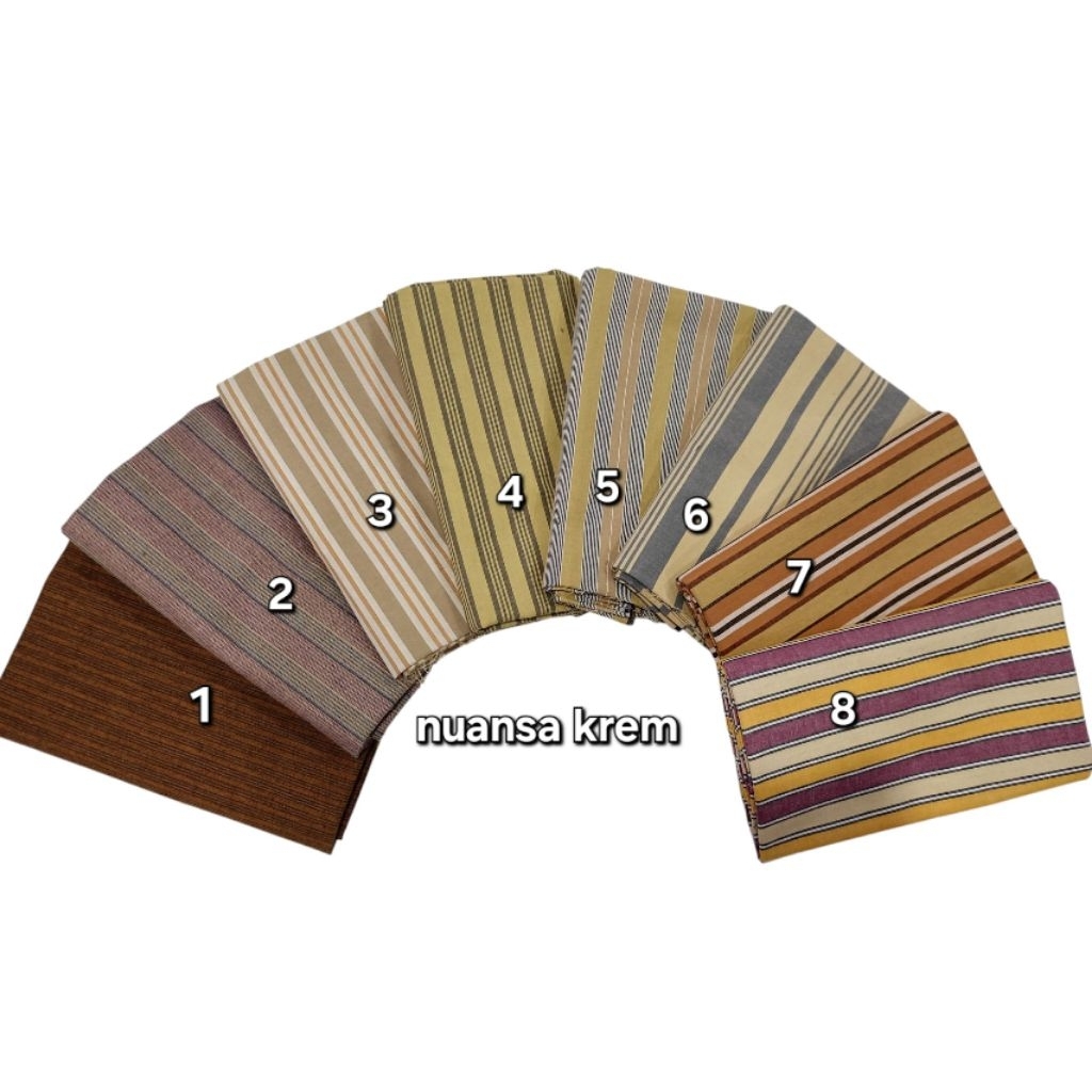 Kain Lurik Garis Pria Wanita Premium