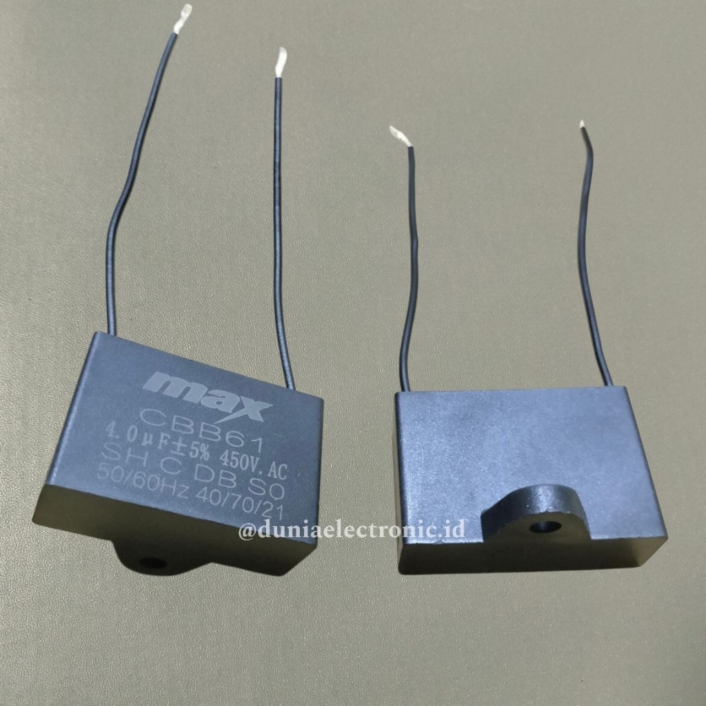Kapasitor Kipas Angin Kotak 4 Uf 450V
