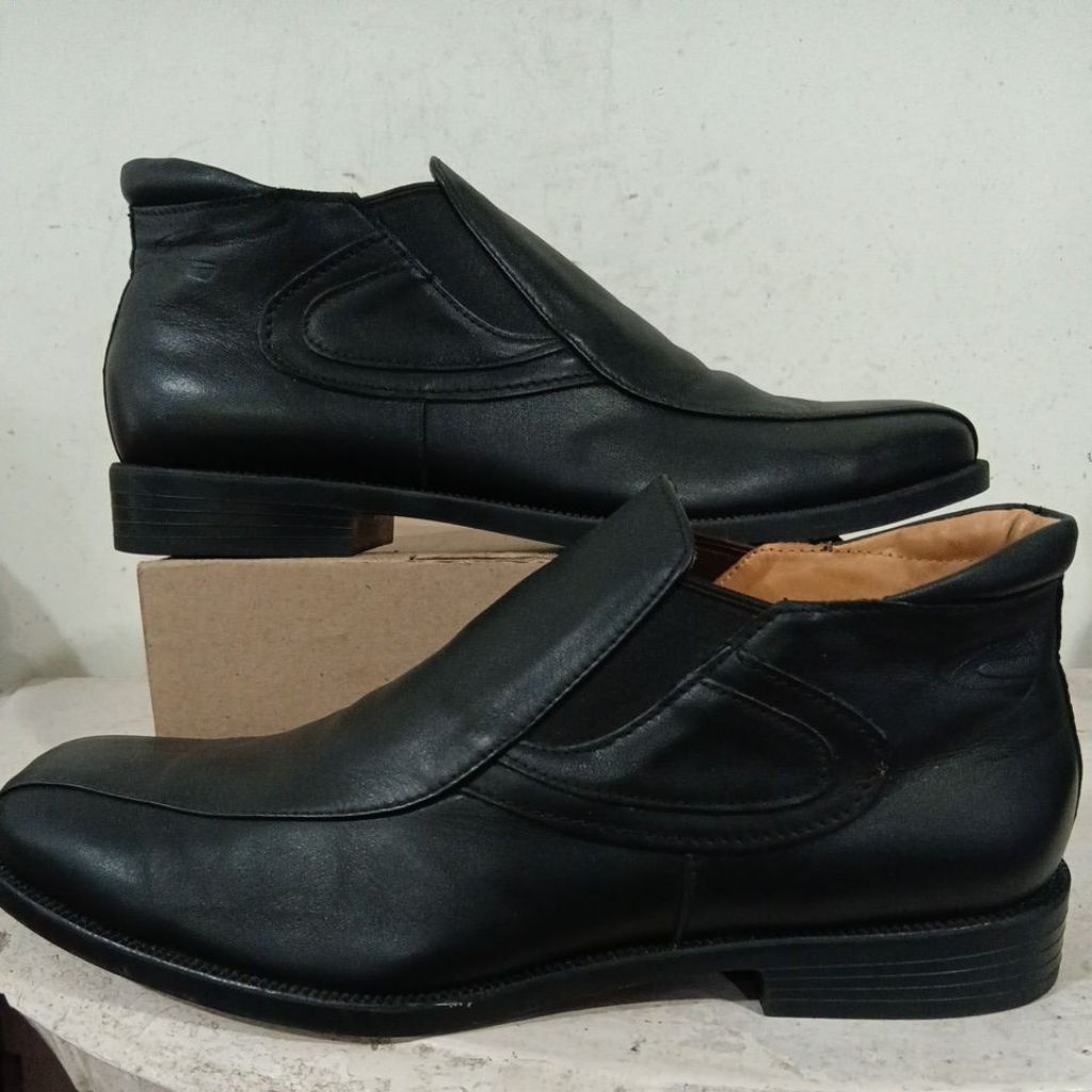 jual Camel Active Men Black Bond || Fomal Shoes