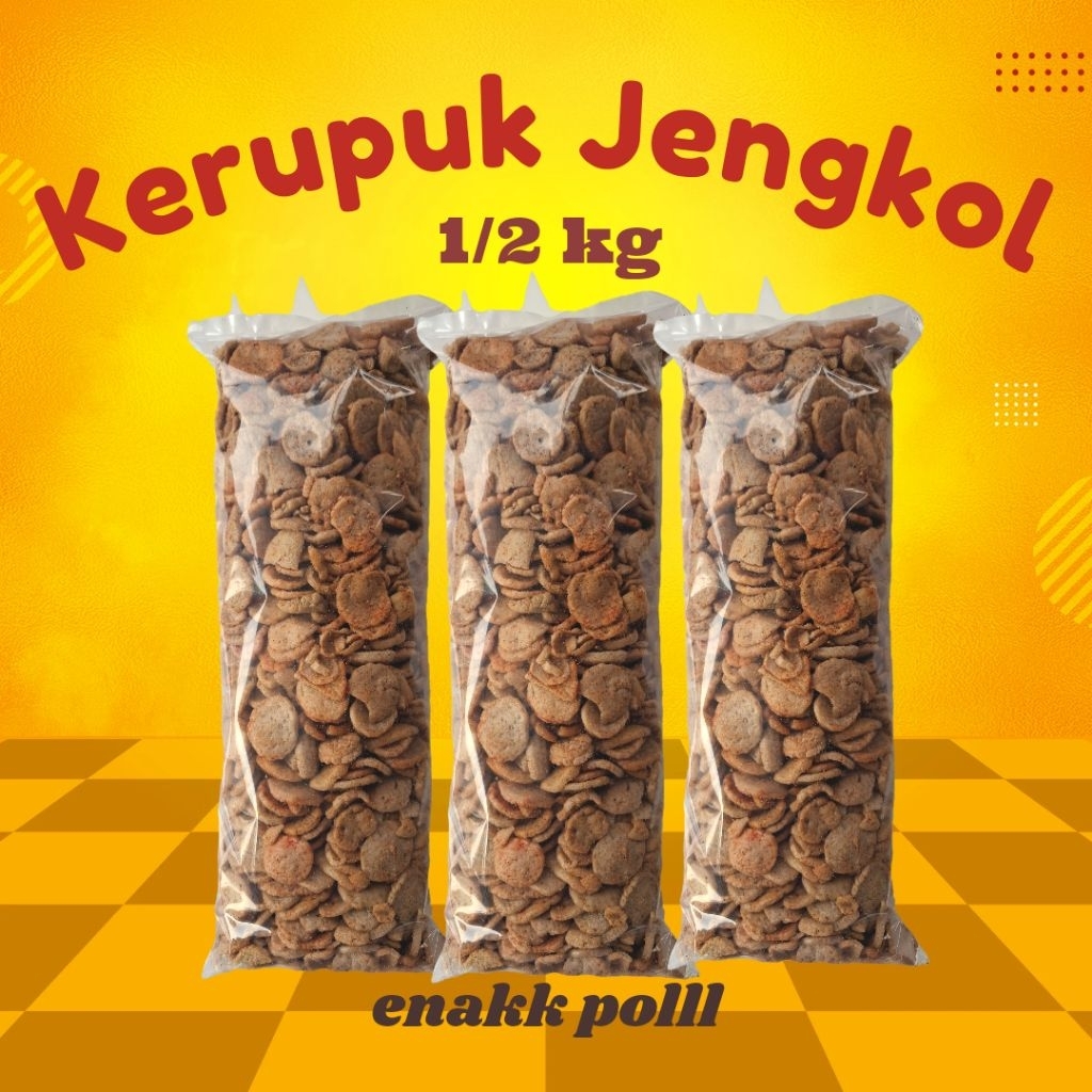 

kerupuk jengkol pedas 500gr