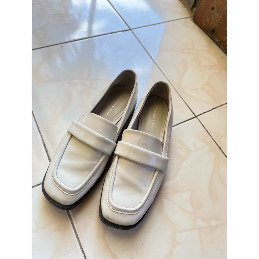 CnK Square toe penny loafers