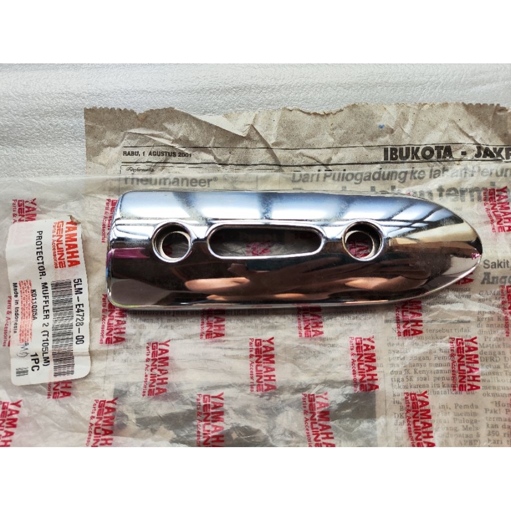 Protector Muffler Temeng Knalpot Kecil Original Yamaha JUPITER OLD 105 JUPITER Z | 5LM-E4728-00