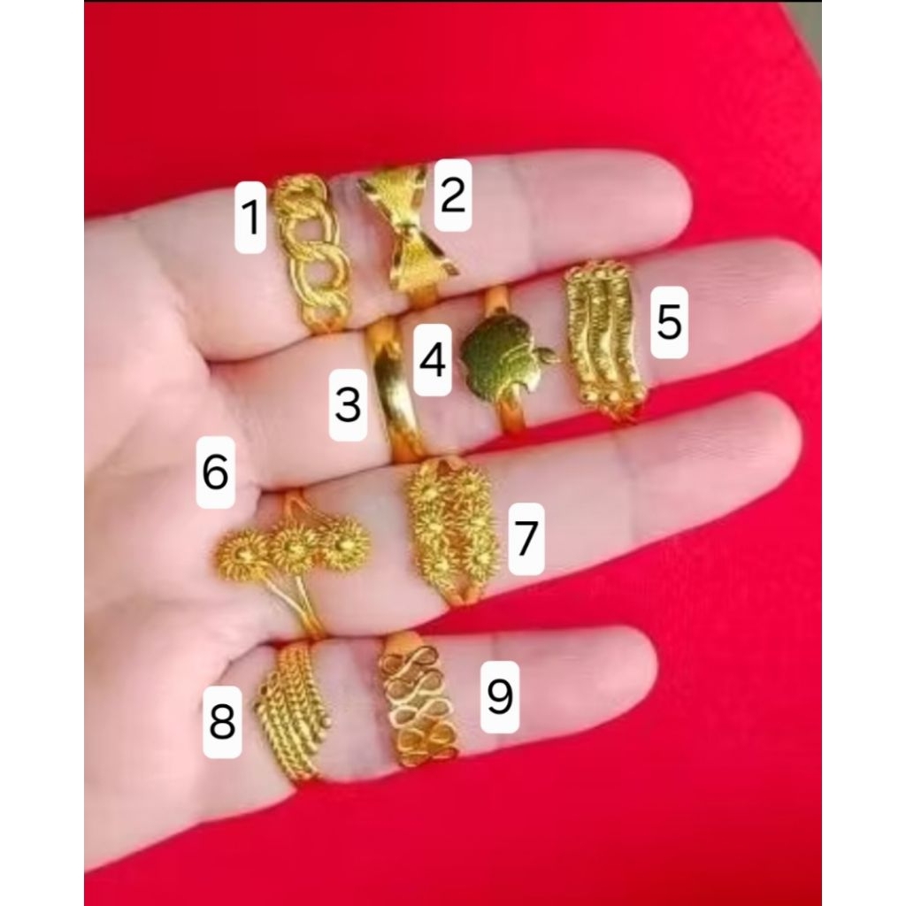 Cincin Emas LM 99,9% (Pilih sesuai model)
