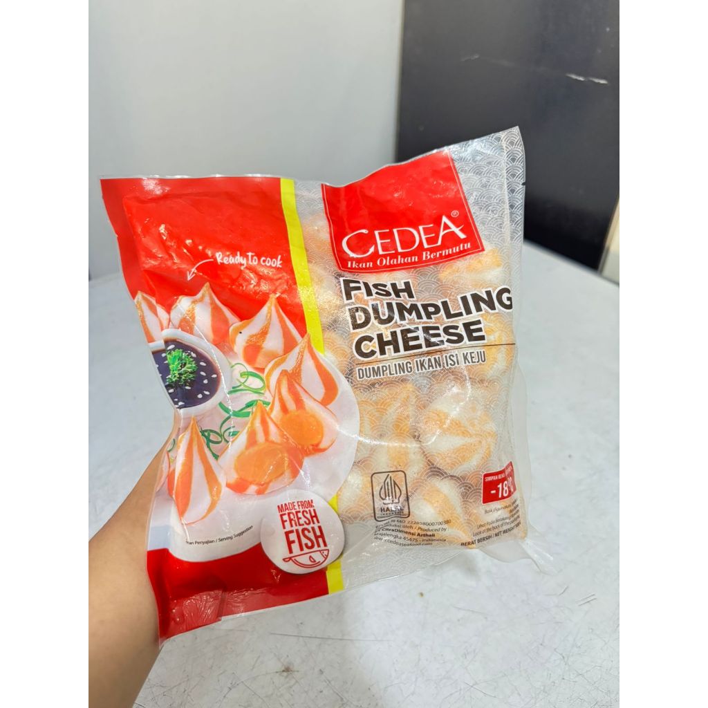 

Cedea dumpling chesee Dumpling ikan isi keju 500gr