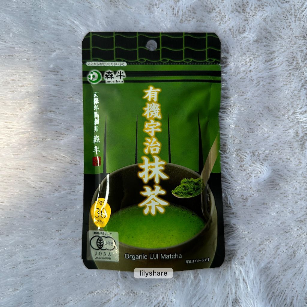 

Morihan Organic Uji Matcha 30g Pouch Powder Bubuk Matcha Jepang