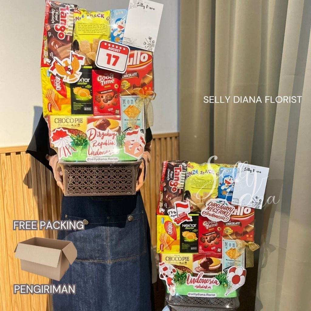 

[READY SIAP KIRIM] Parcel 17 Agustus | Hampers Gift | Parcel Lebaran Idul Adha, Graduation, Welcoming baby, Opening Store, dan acara lainnya | Parcel Murah | Parcel Snack Lebaran