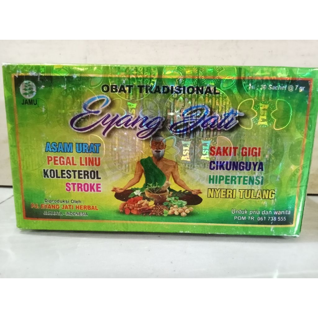 

Herbal Eyang Jati - Original serbuk isi 30 sachet