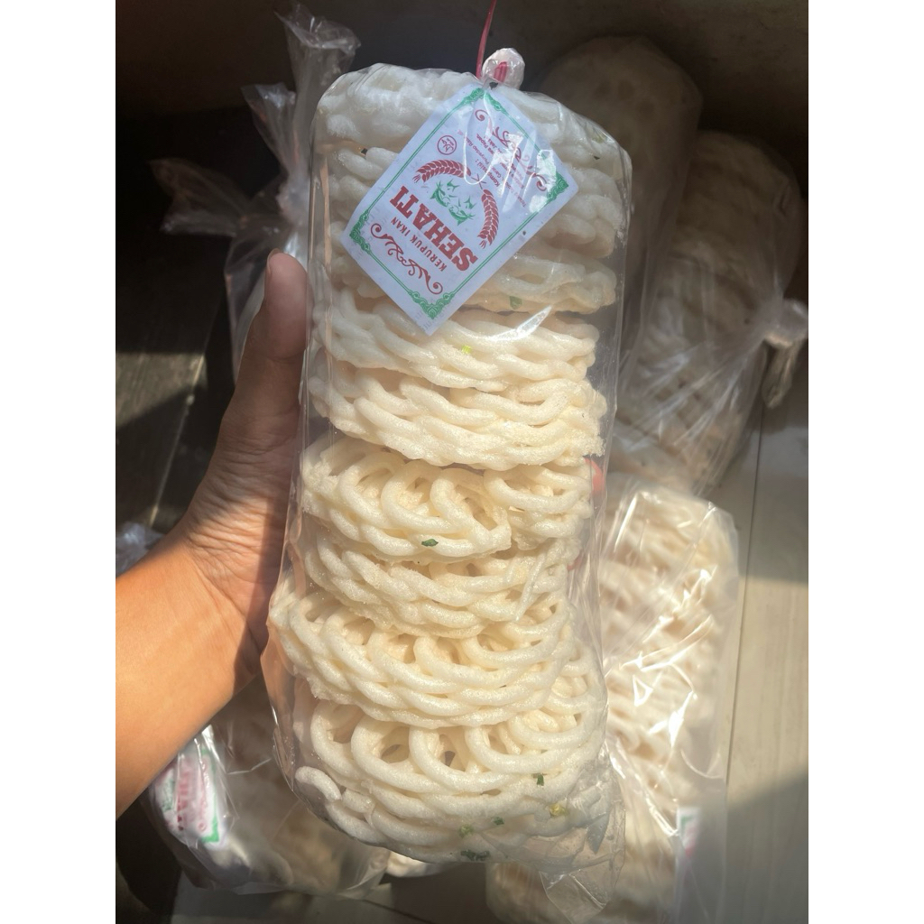 

Krupuk Matang / Kerupuk Keriting Putih / bungkus
