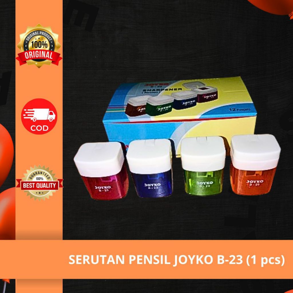 

[BEST QUALITY] Serutan Pensil Joyko B-23 Original Eceran (1 pcs)