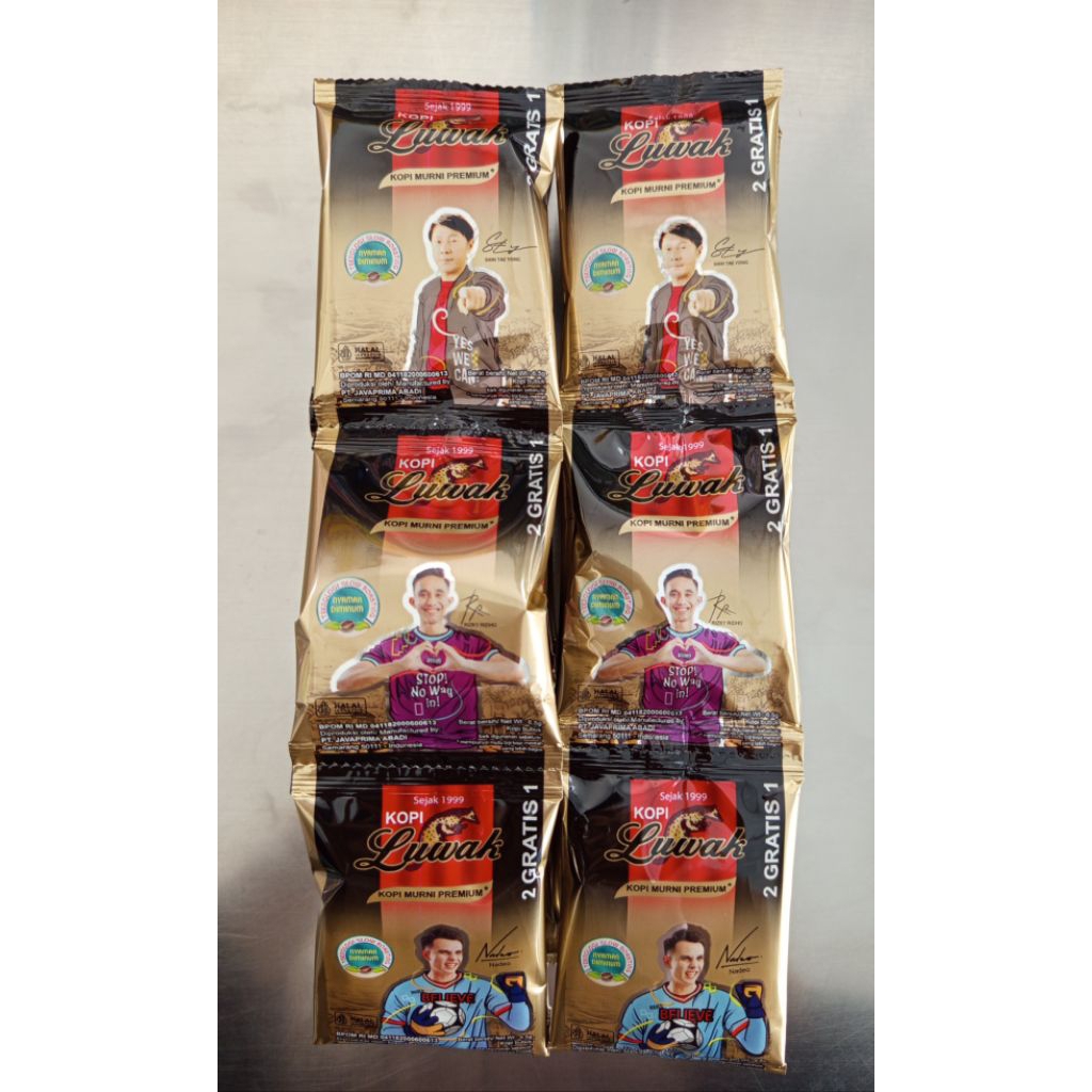 

Kopi luwak mini 6,5gr renceng isi 15 sachet