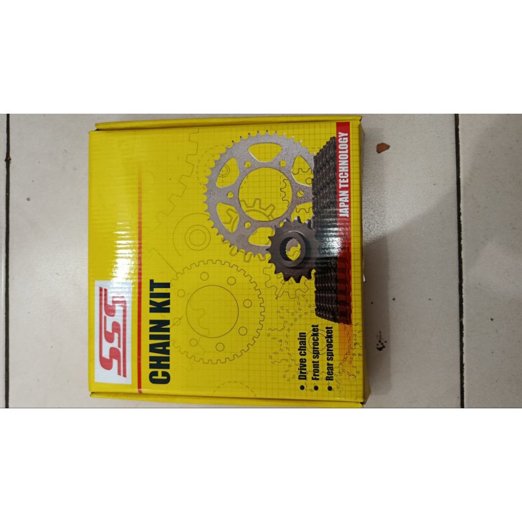 gear gir set chain kit  sss triple S yamaha rx king