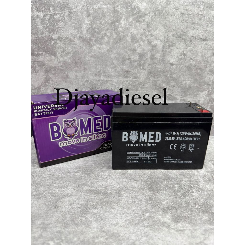 BATTERY AKI NEW MERK HIGH QUALITY AKI 9AH BAMED AKI SPRAYER BAMED 9AH AKI BERKUALITAS