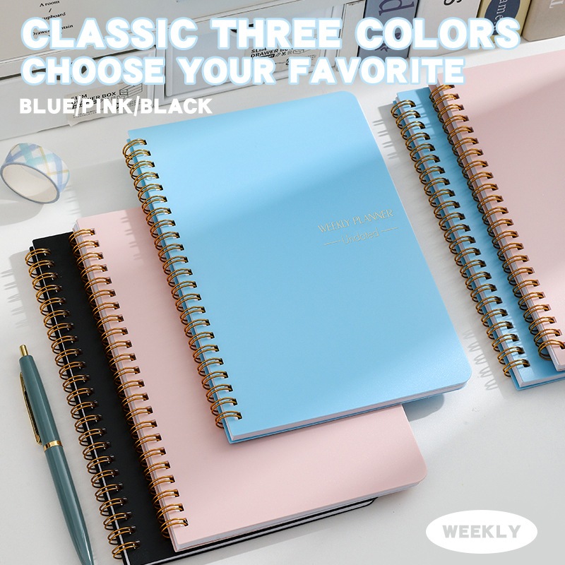 

[COD] 2025 Diary Buku Aesthetic Planner Buku Catatan Jurnal Notebook 52 Weeks Agenda Student Daily Weekly Schedules Stationery Office School Supplies