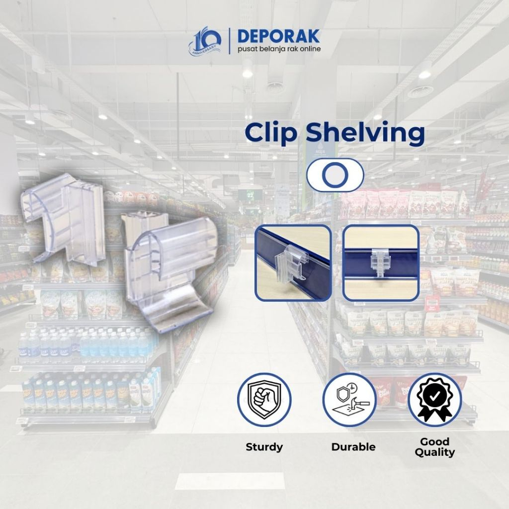 

Wobbler Promosi Toko/ Clip Shelving/Penjepit Pvc/Klip Iklan Transparan/ Clip Pamflet Media Promo/ Clip On Pop