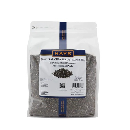 

Natural Chia Seed (Roasted) 1 KG / Biji Chia Natural (panggang) 1000 G