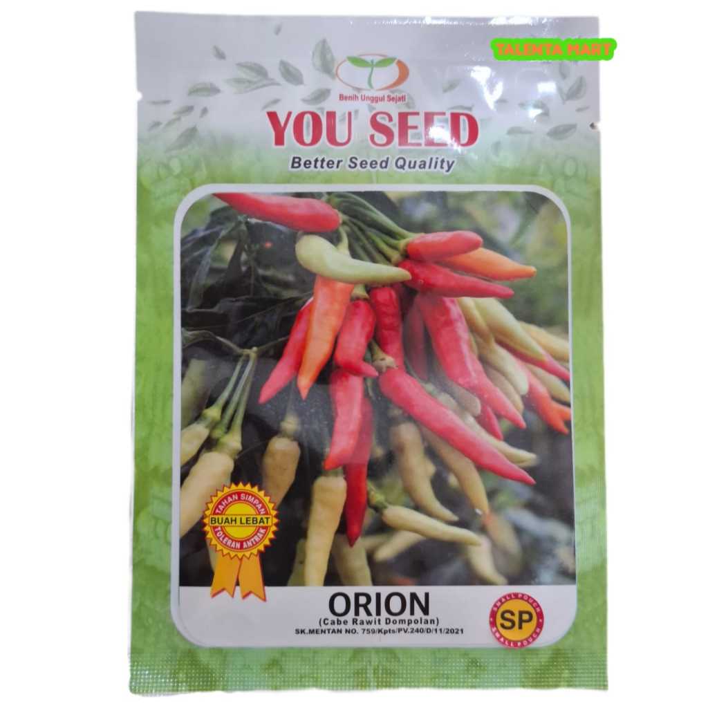 You Seed - 500 Butir Benih Cabe Rawit Orion Cabe Rawit Dompolan Exp 2027
