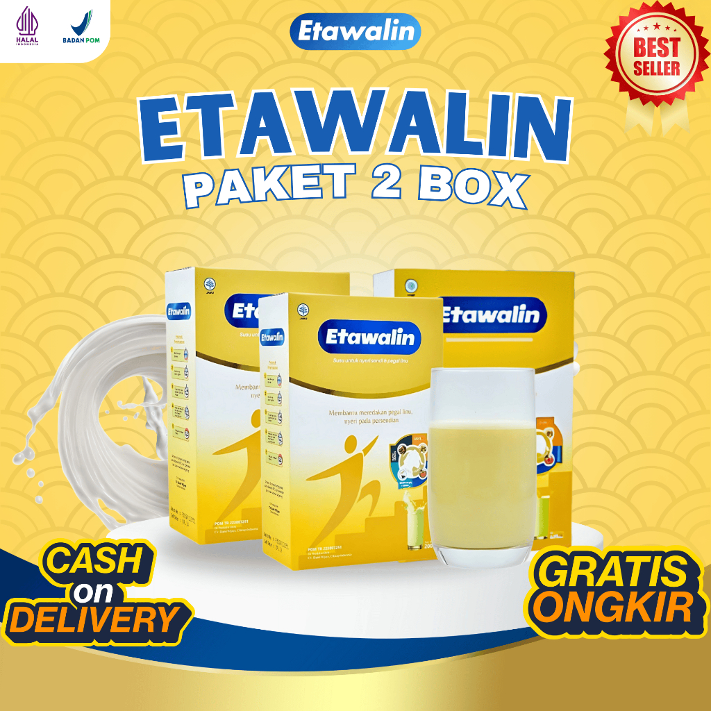 

Susu Kambing Etawalin - Original 100% Membantu mengatasi masalah Sendi dan asam urat (PAKET 3 BOX)