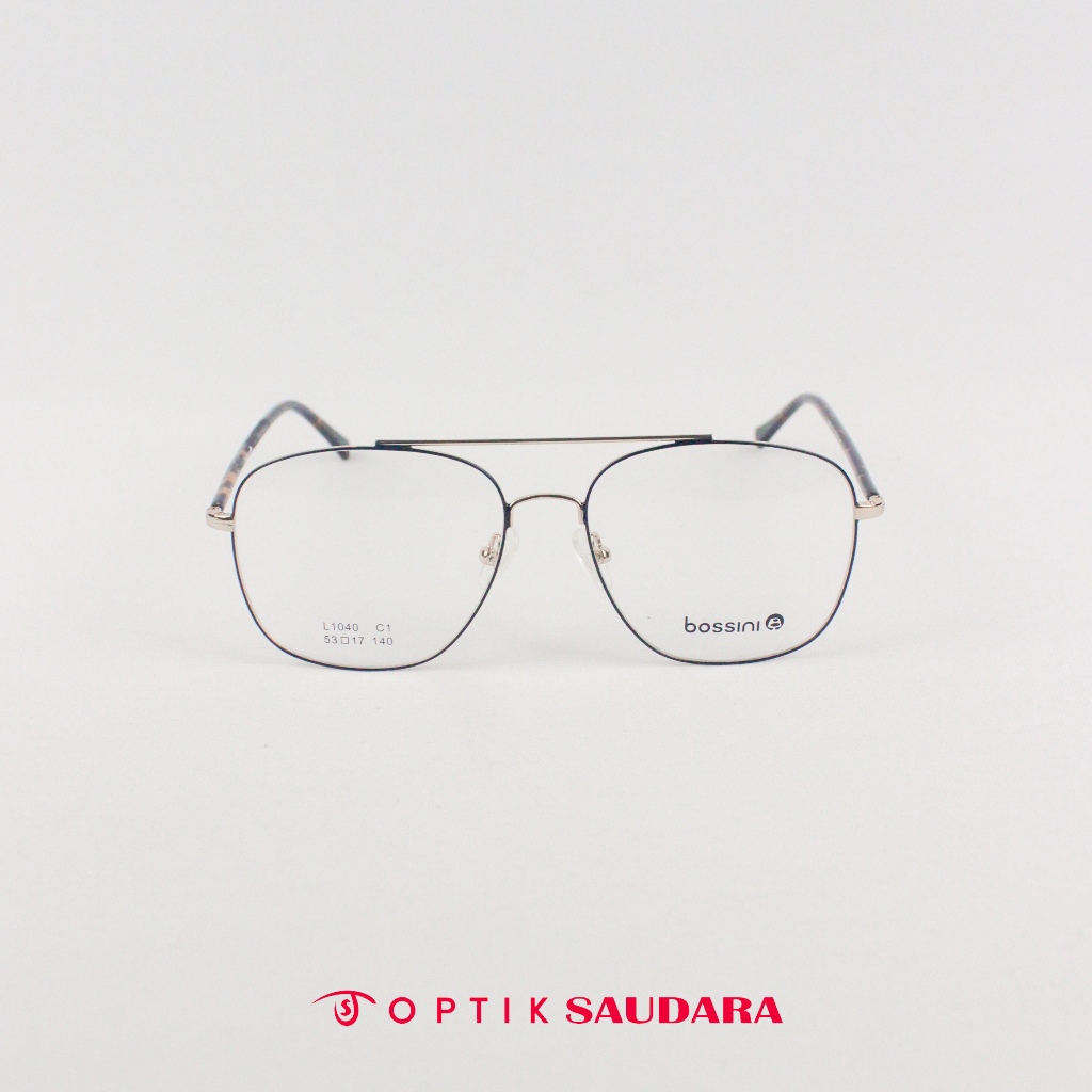 Optik Saudara - Frame Bossini - Kacamata Wanita Bahan Metal Modern F L1040 C1 53