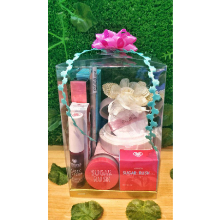 kotak mika souvenir 15x15x20