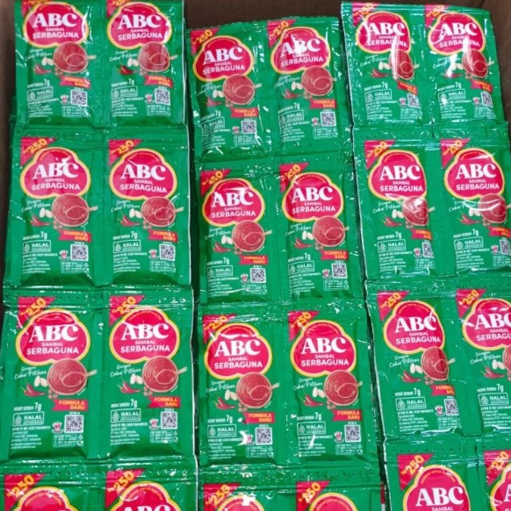 

Sambal ABC 7gr / 21 renceng (1 dus)