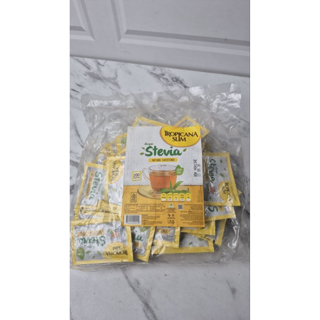 

50sachet stevia tropicana slim sweetner