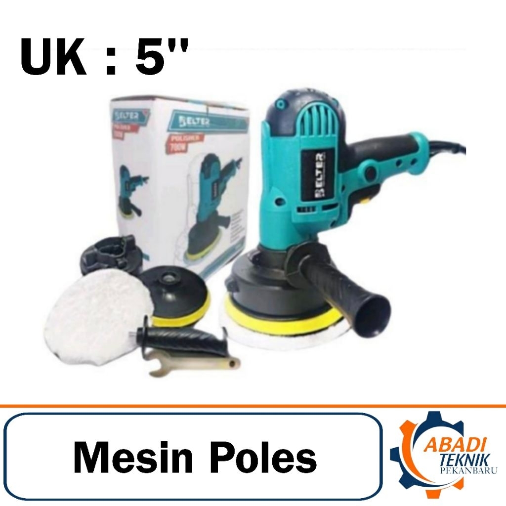 BELTER Mesin Poles Listrik Mobil Motor 5 Inch Alat Polisher 5"