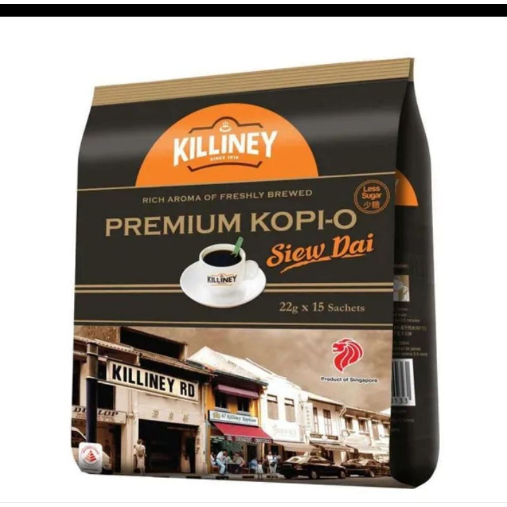 

killiney kopi-o siew dai 15x22gr coffee o siew dai