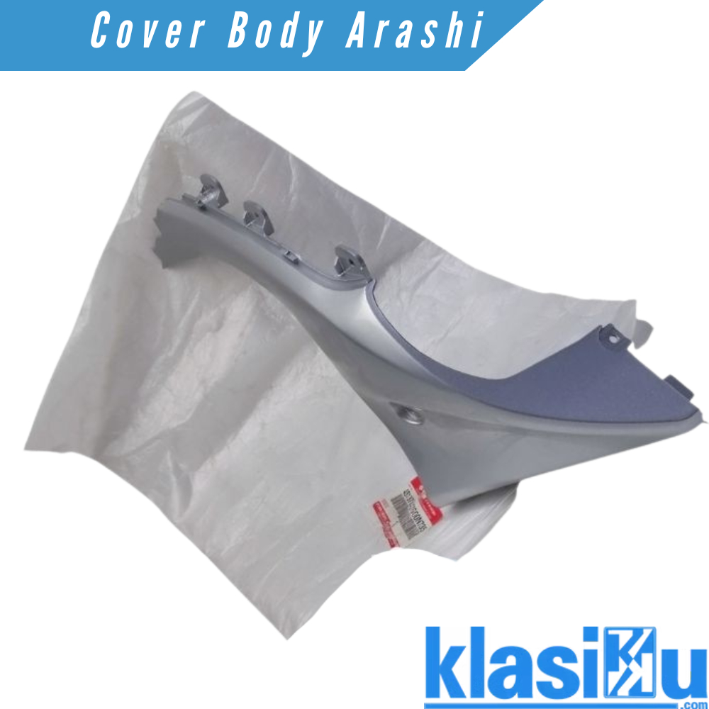 Cover body bawah mesin Suzuki Arashi  Kanan Silver Original