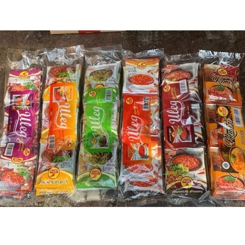 

Finna sambel ulek sachet 1pak isi 10 sachet sambal pedas