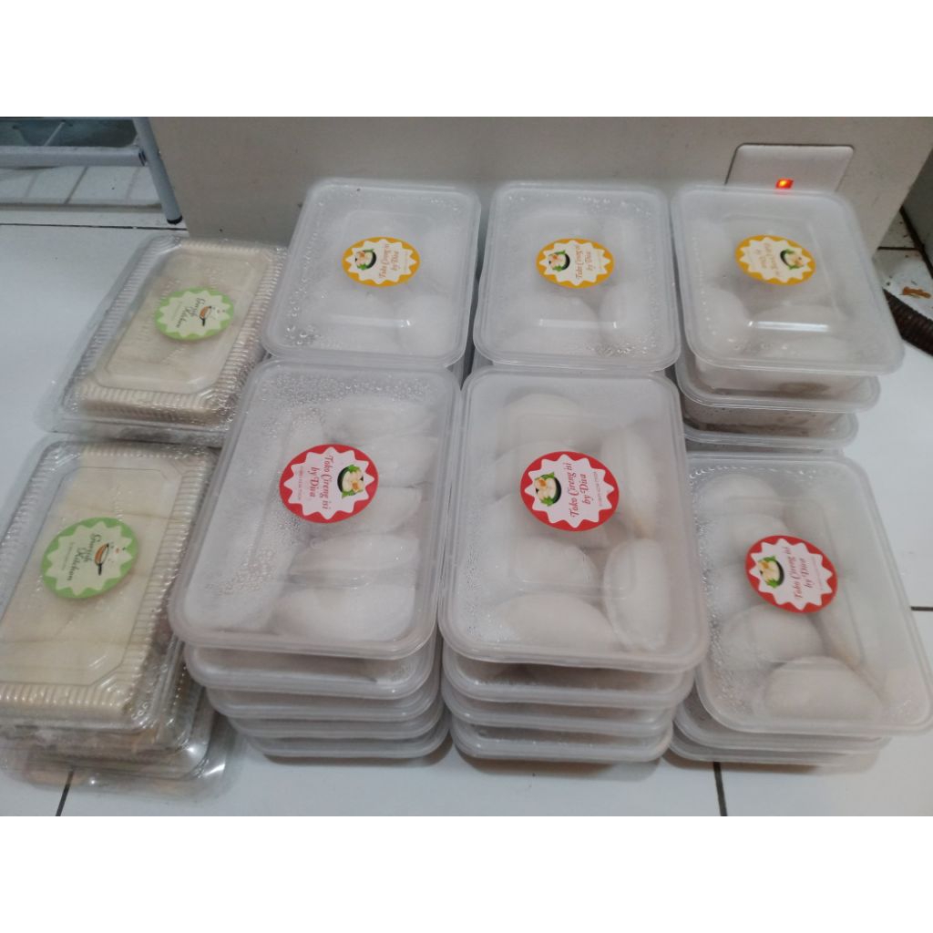 

Cireng ayam suwir isi 7pcs Rasa Pedas, Keju & Original / Frozen