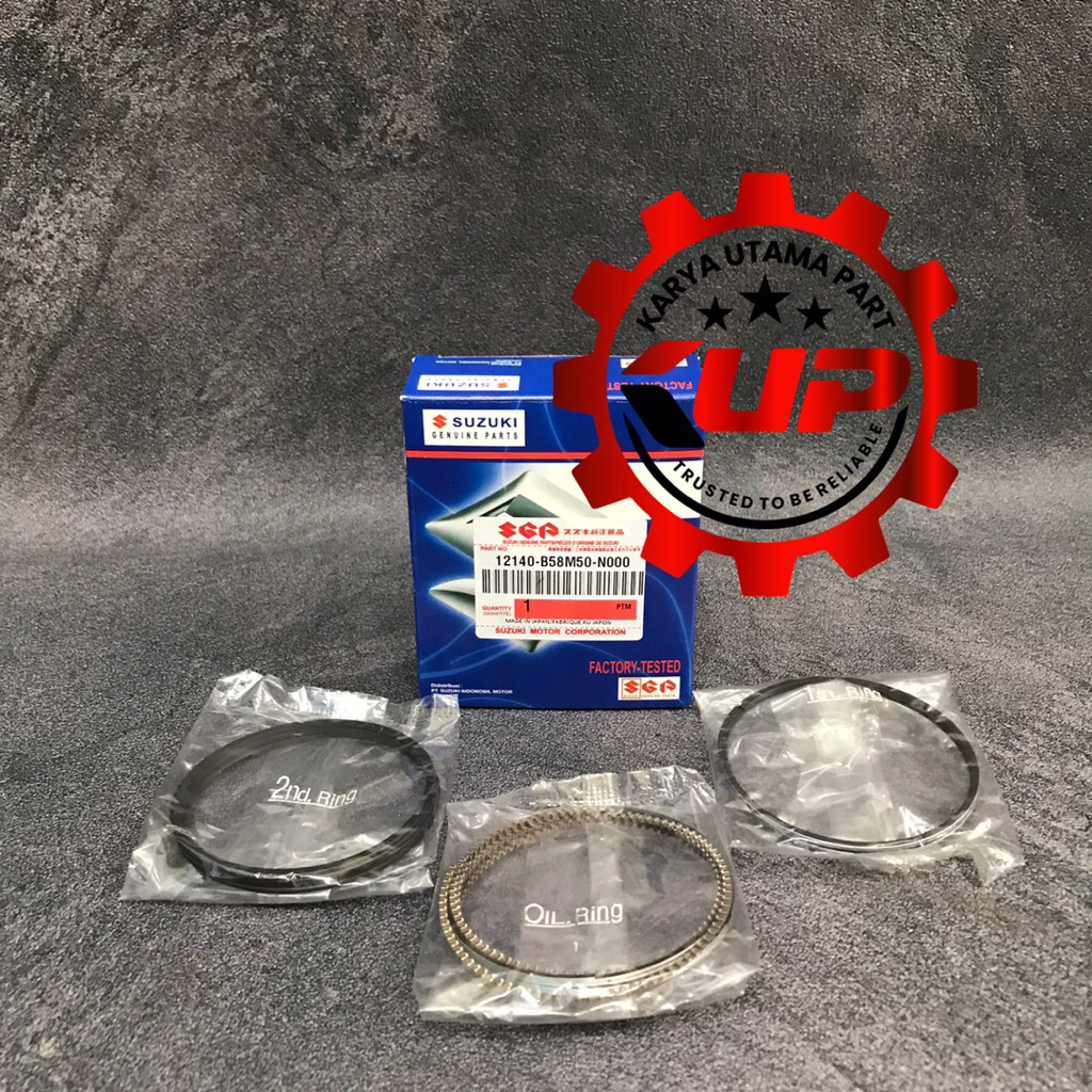 Ring Piston/Ring Seher 1Set STD Suzuki Ertiga 1.4cc K14B  12140-B58M50-N000