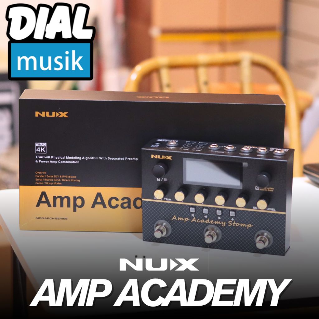 NUX Amp Academy Stomp 4K Physical Modeling with Legendary Amp Models - Amp Modeler NUX - Nux Academy