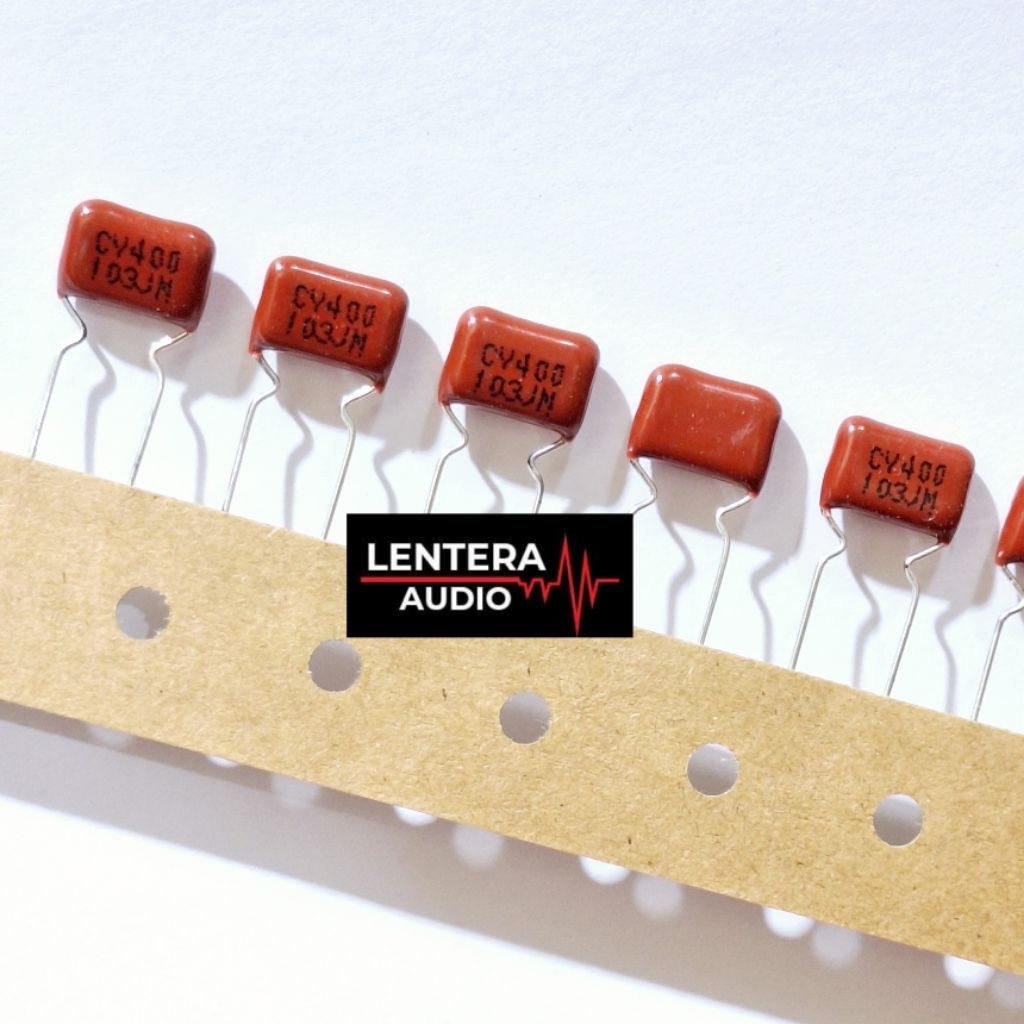 Capasitor Milar Merah 103/400 103J 400V 10Nf 400v P7,5MM